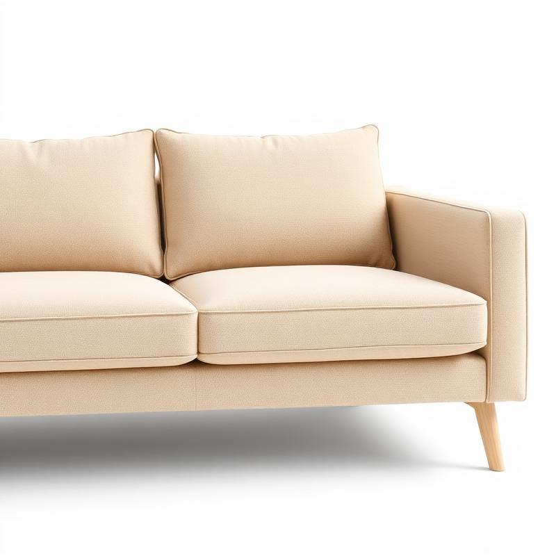 Sofá Retrátil 3 Lugares Bege